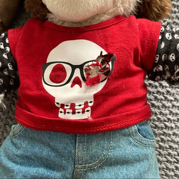 Build-A-Bear Dog with jeans and T-shirt - Picture 8 of 10